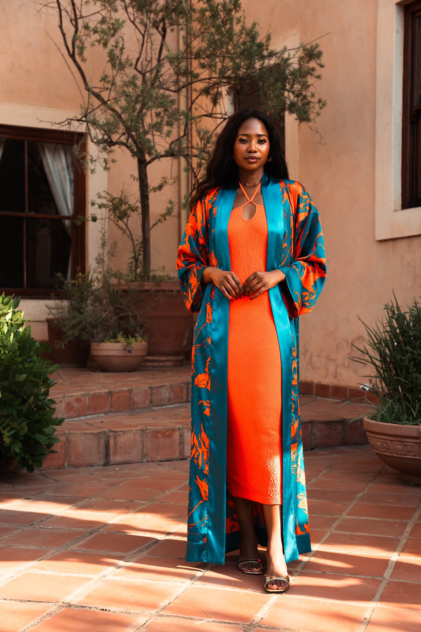 "No Apologies" Boho Kimono