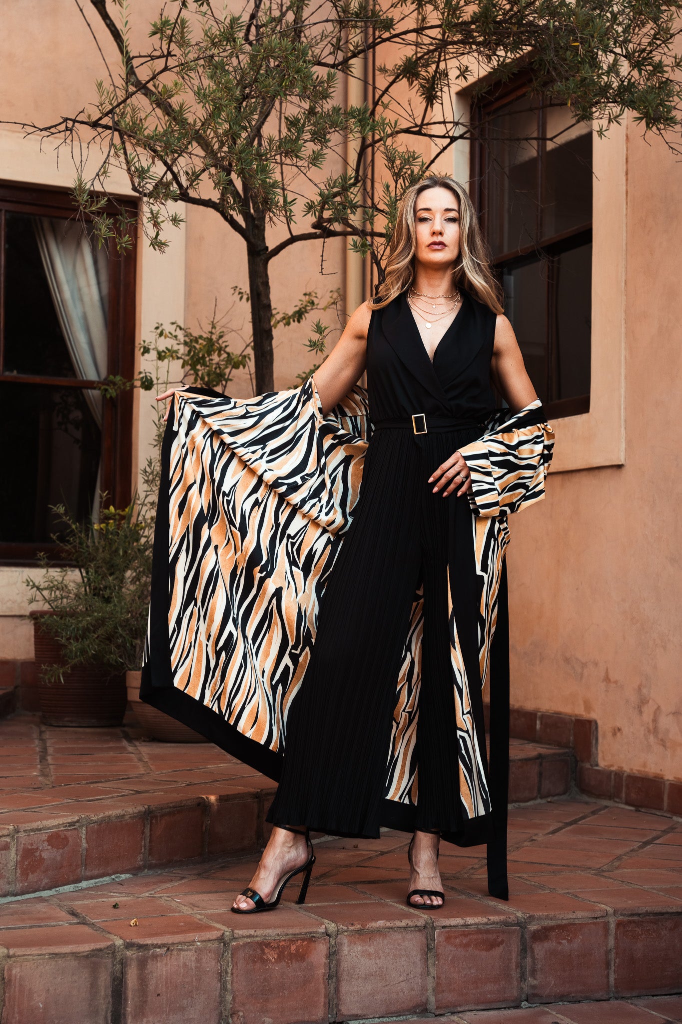 "No Apologies" Boho Kimono