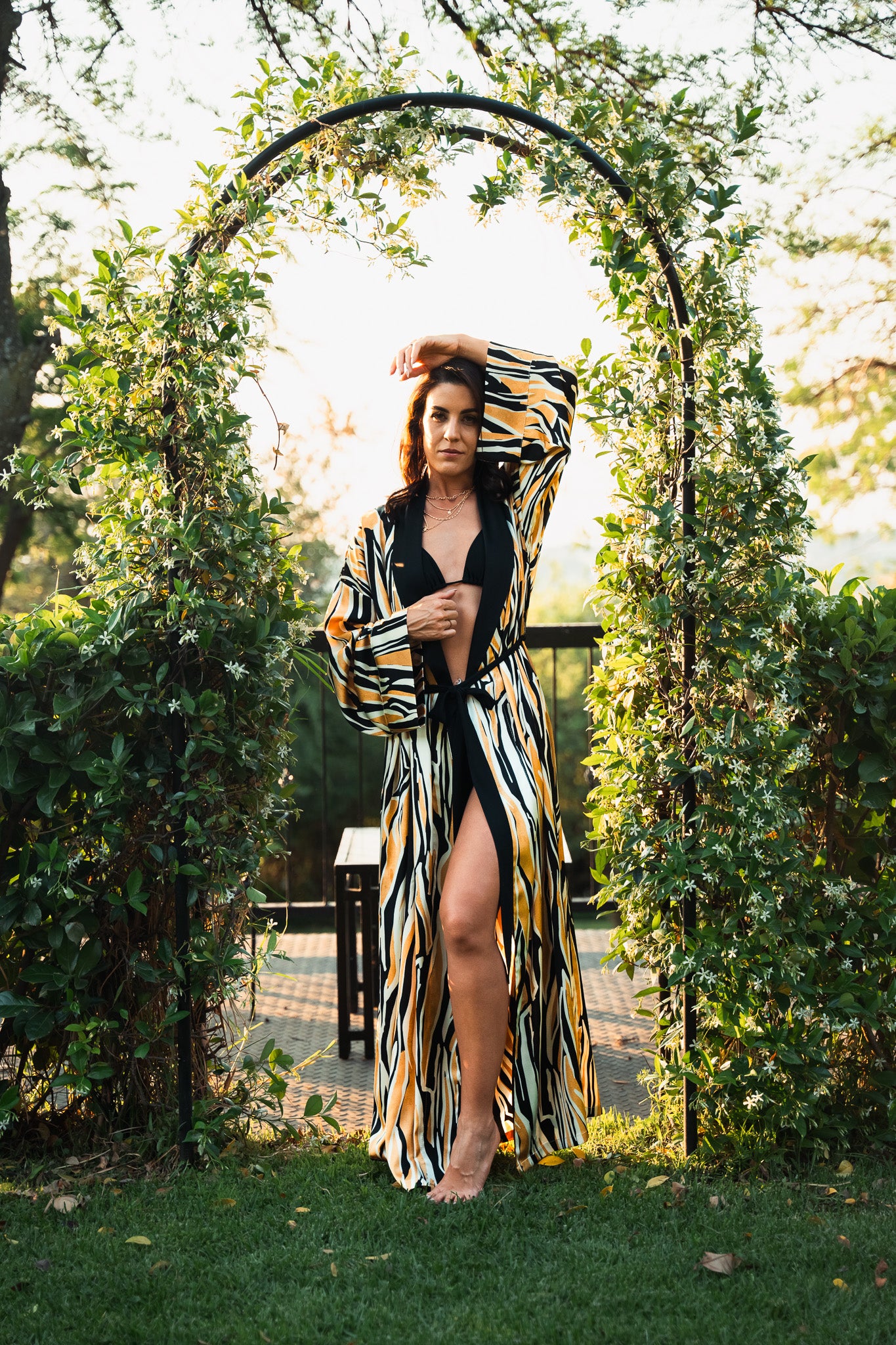 "No Apologies" Shawl Kimono